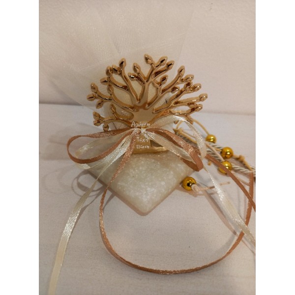 Bonbonniere of Life Tree on Pebble Andro61202