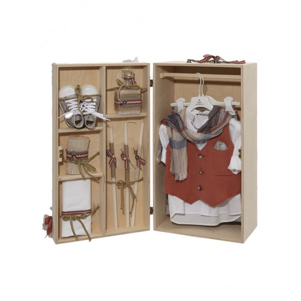 Κουτί Βάπτισης για αγόρι Cat in the Hat Volter