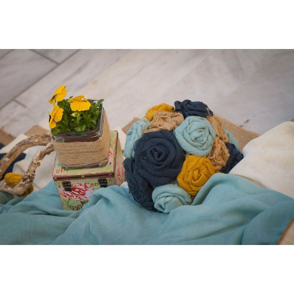 Vintage baptism with an owl theme.