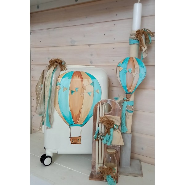 Baptism set for a boy with a balloon set 90